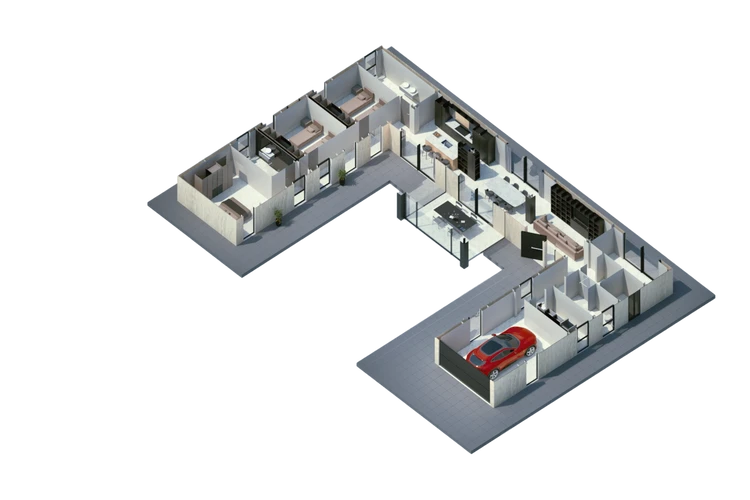 Luxury home_Assonometria_C