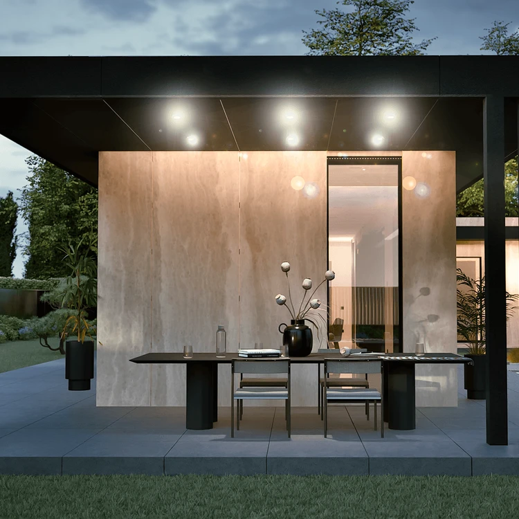 luxury home lateral L shape