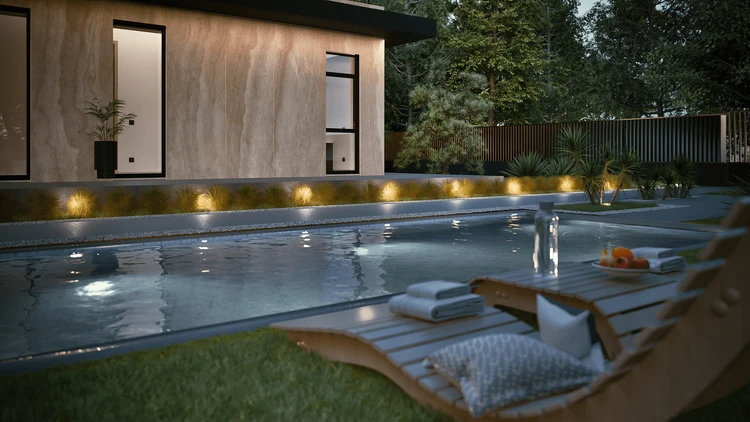 luxury home L Shape little detail 2