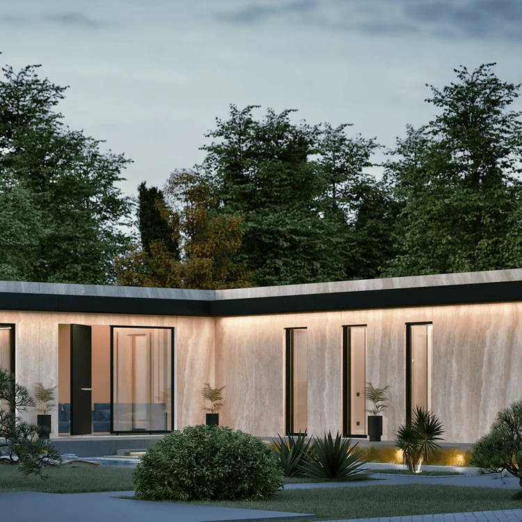 luxury home view L shape little